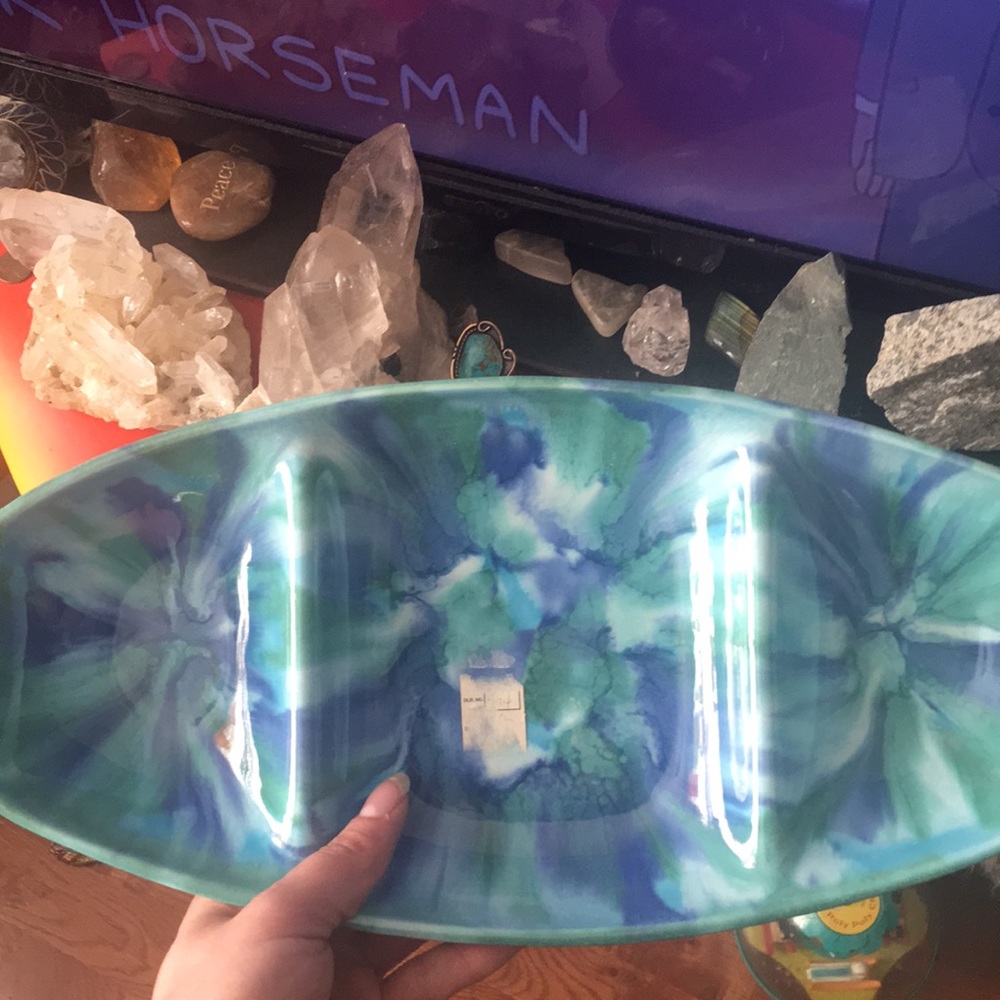 Dryden Ozark frontier 1954 pottery tray